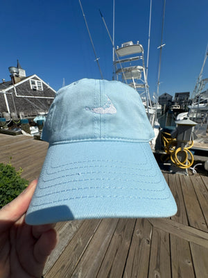 Nantucket Island Embroidered Hat - Abigail Fox Designs