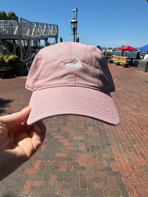 Nantucket Island Embroidered Hat - Abigail Fox Designs