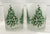 Georges Briard, Signed Vintage Mid-Century Barware, Frosted Vintage Christmas Tree, Lowball Drinking Glasses, Set of 4