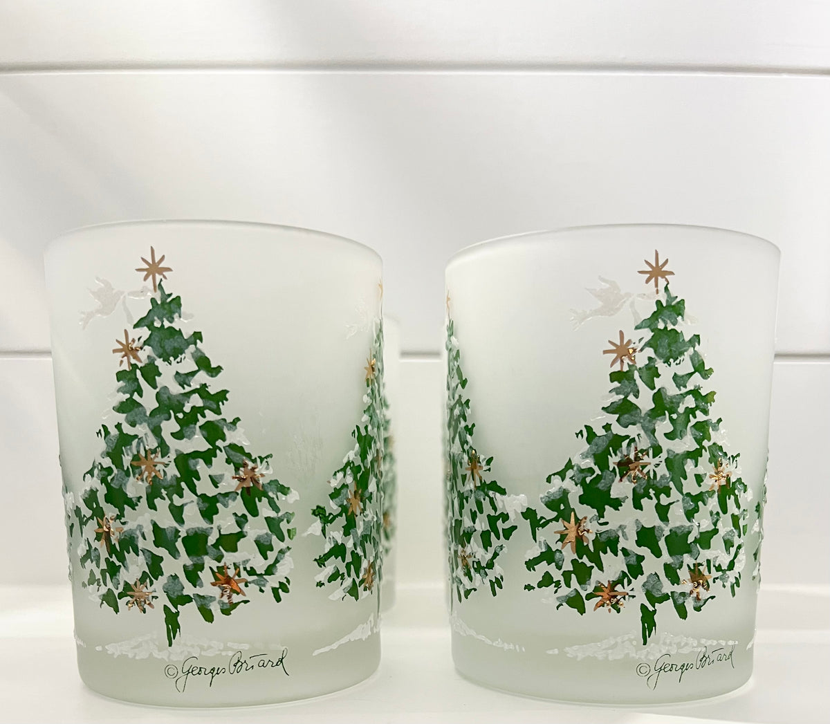 Vintage Briard Highball Glasses, Set of 2 - Hunt and Bloom