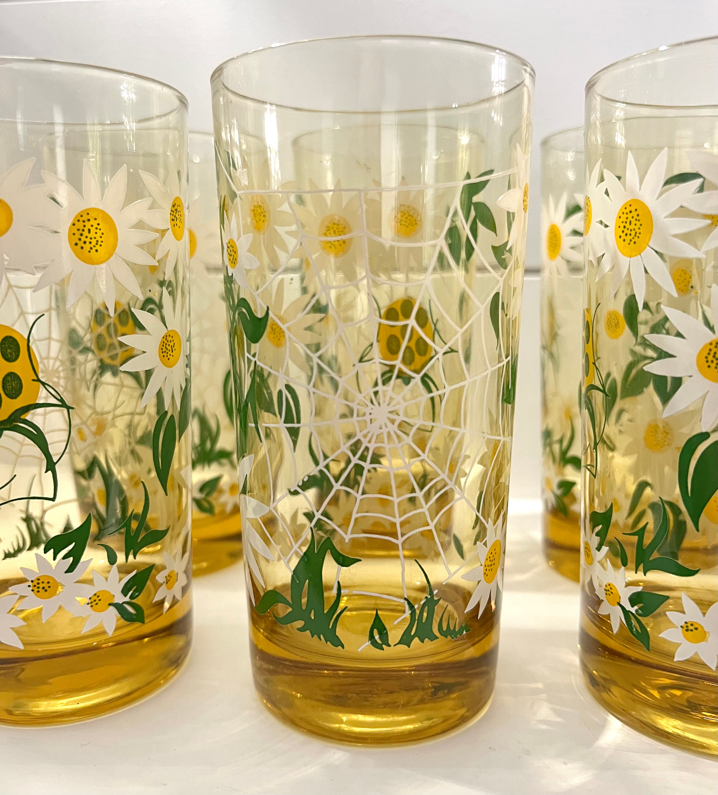 Flowers Cocktail Glasses, Set/4 – Abigails