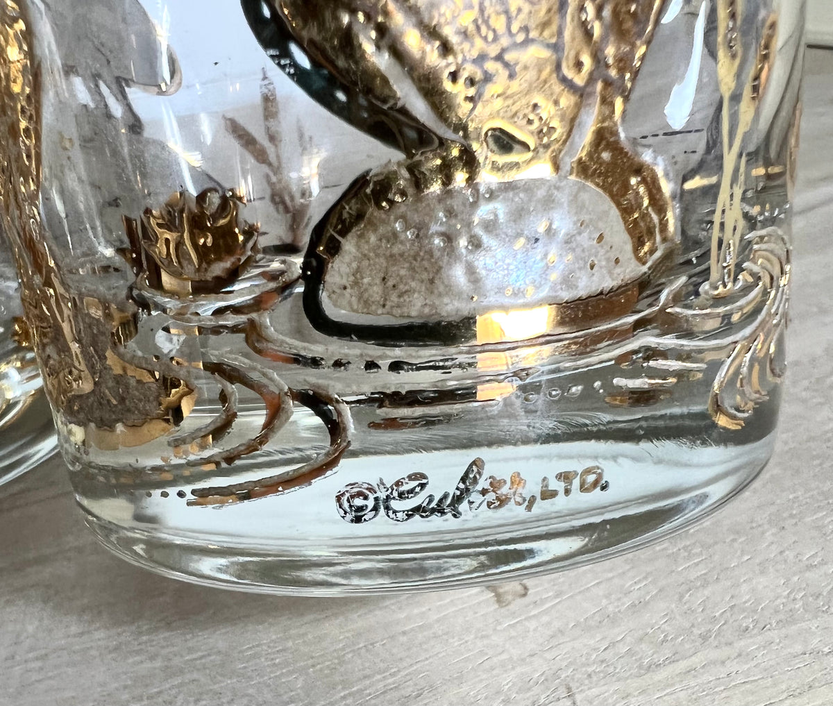 Vintage Culver Whiskey Glass for Geneva Wisconsin Souvenir Travel Decor 