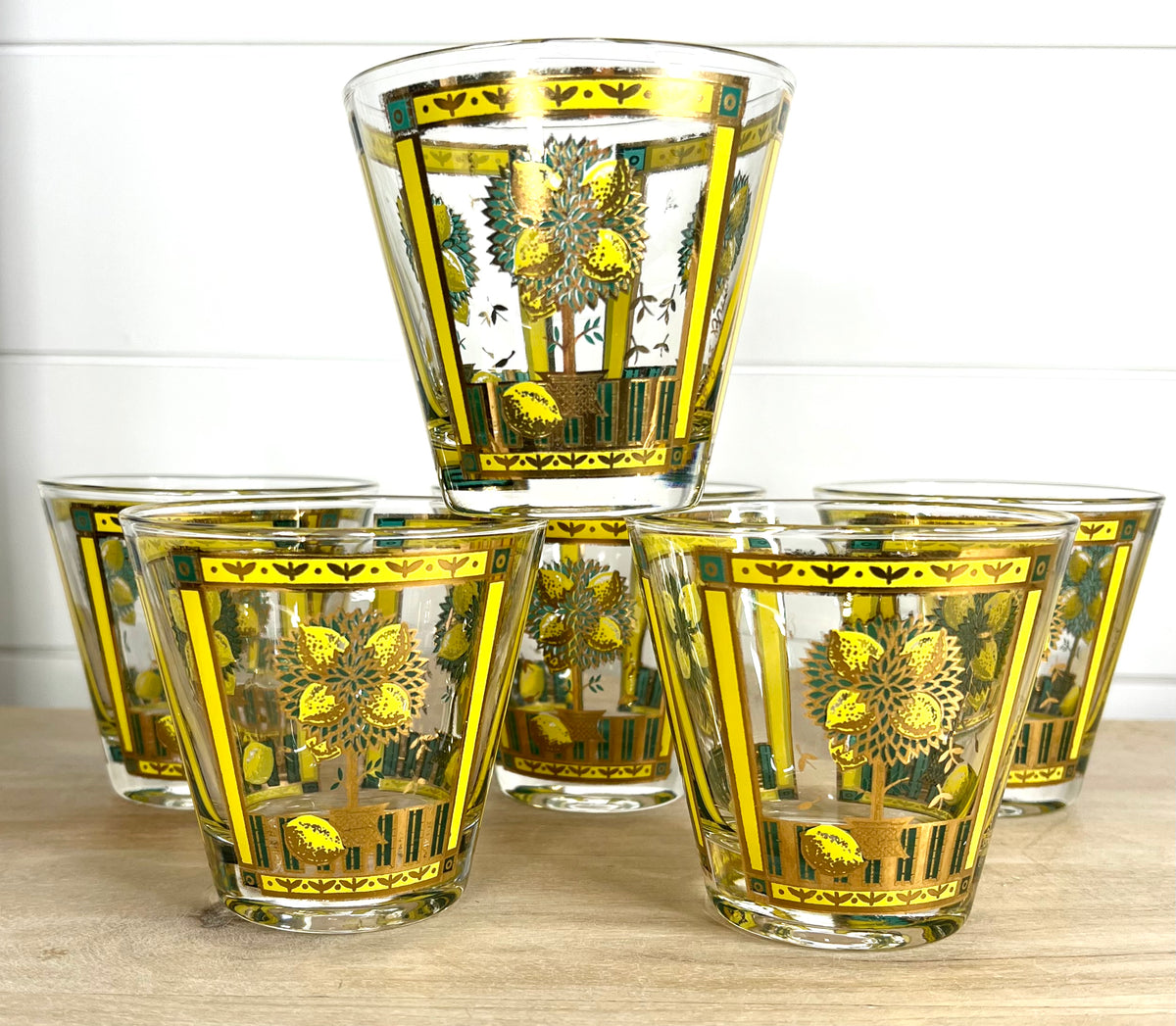 Mid 20th Century Cocktail Glasses, Set of 8