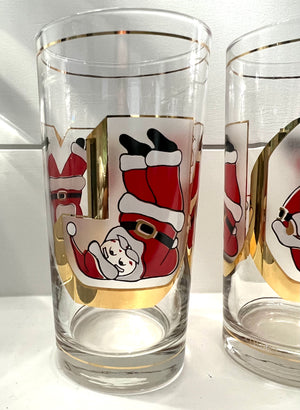 Christmas drinking glasses